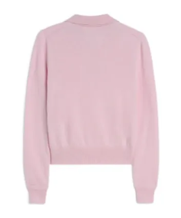 Lightweight Wool Polo Sweater