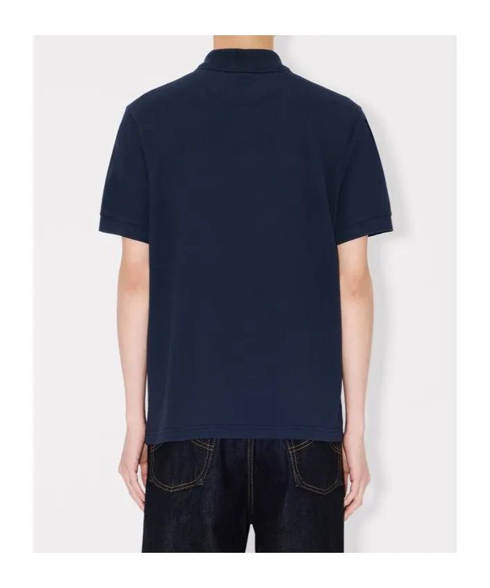 Kenzo Boke Flower Embroidered Slim Polo Shirt