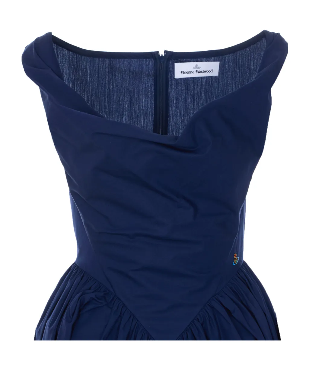 Vivienne Westwood Orb Embroidered Mini Dress