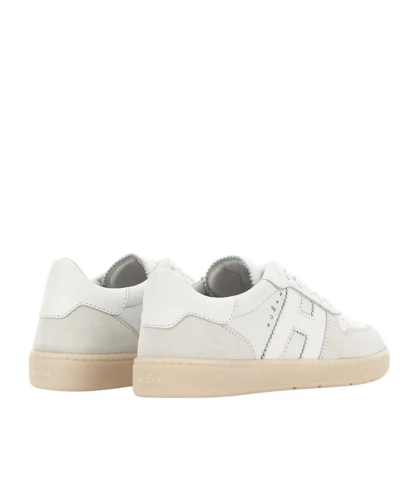 Round-Toe Lace-Up Sneakers