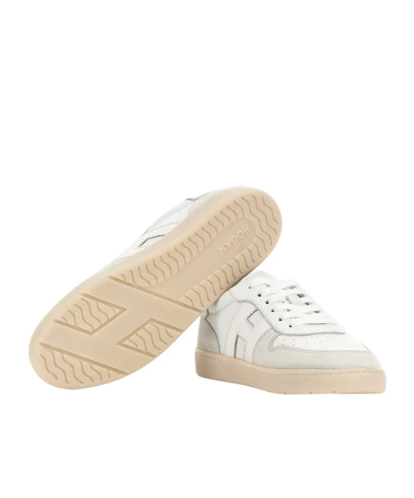 Round-Toe Lace-Up Sneakers
