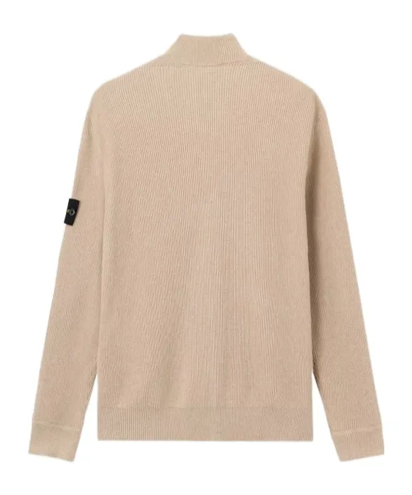 Regular-Fit Zip-Up Jumper