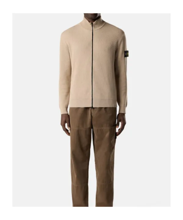 Regular-Fit Zip-Up Jumper