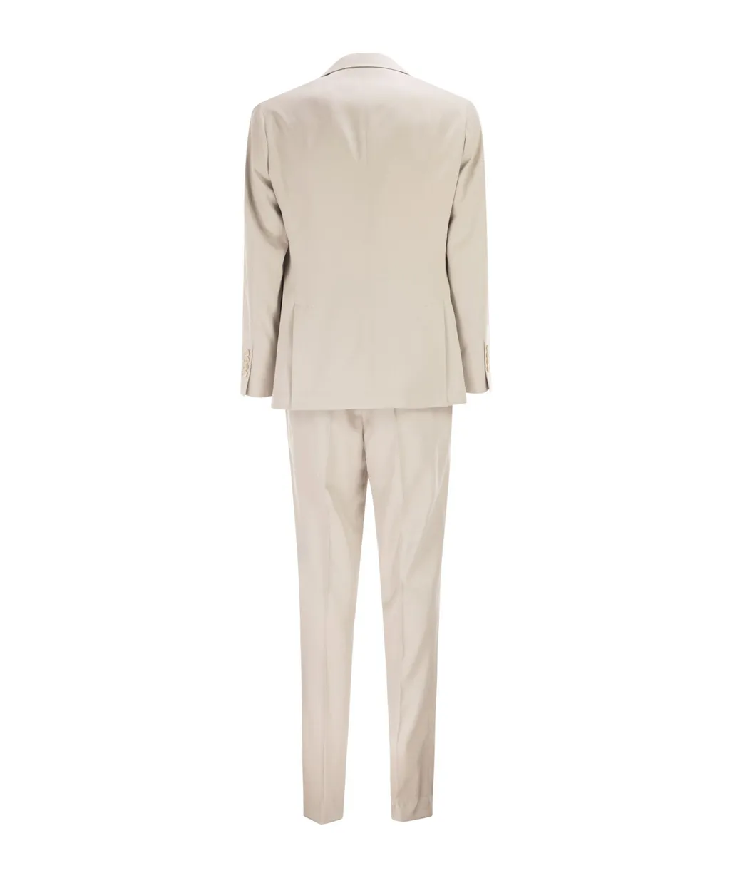 Two-Button Pleated Suit