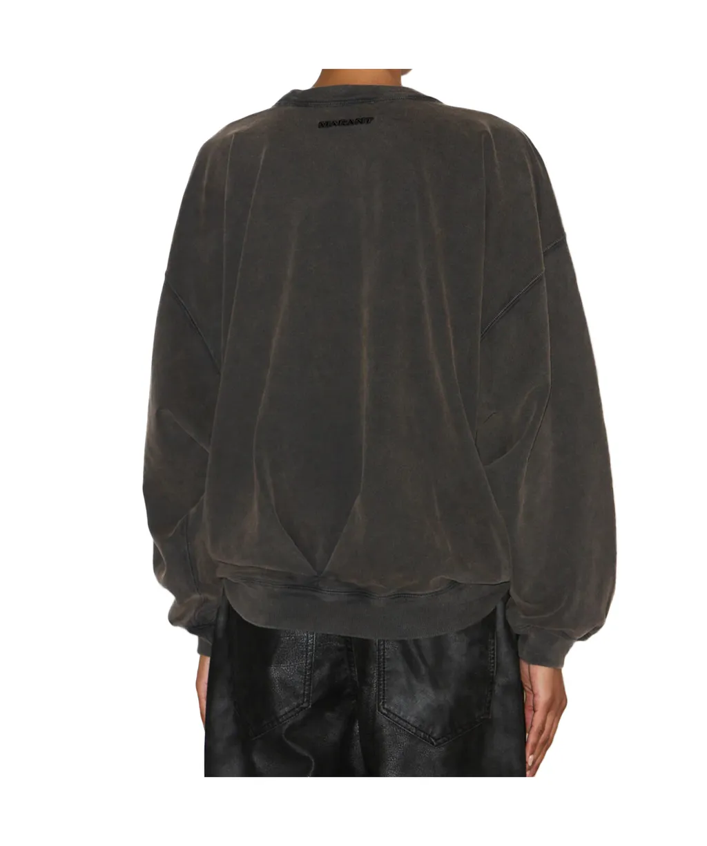 Ruffled Detail Sweatshirt