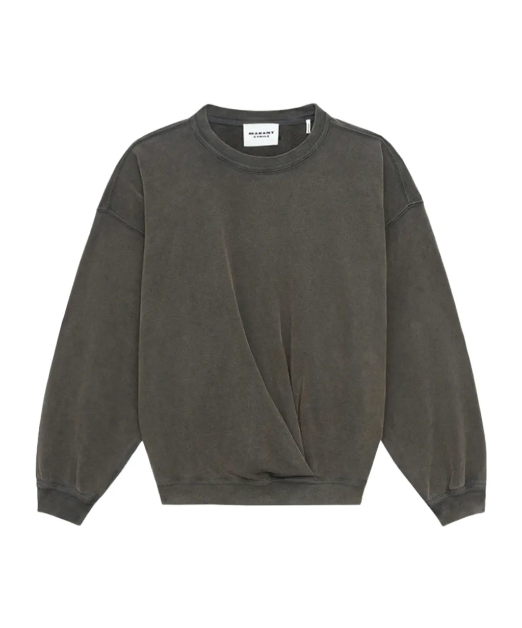 Ruffled Detail Sweatshirt