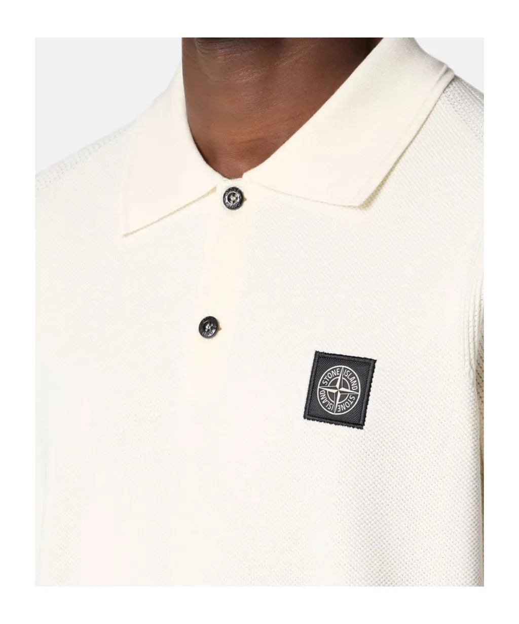 Knit Short-Sleeve Polo