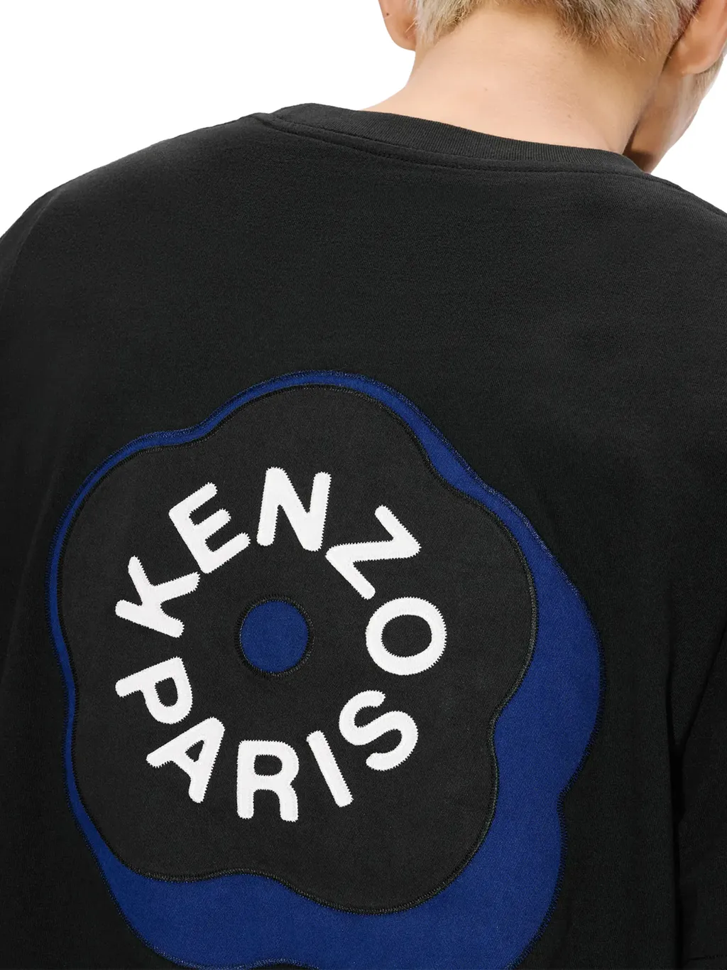 Embroidered Oversized T-Shirt In Cotton Boke Flower 2.0