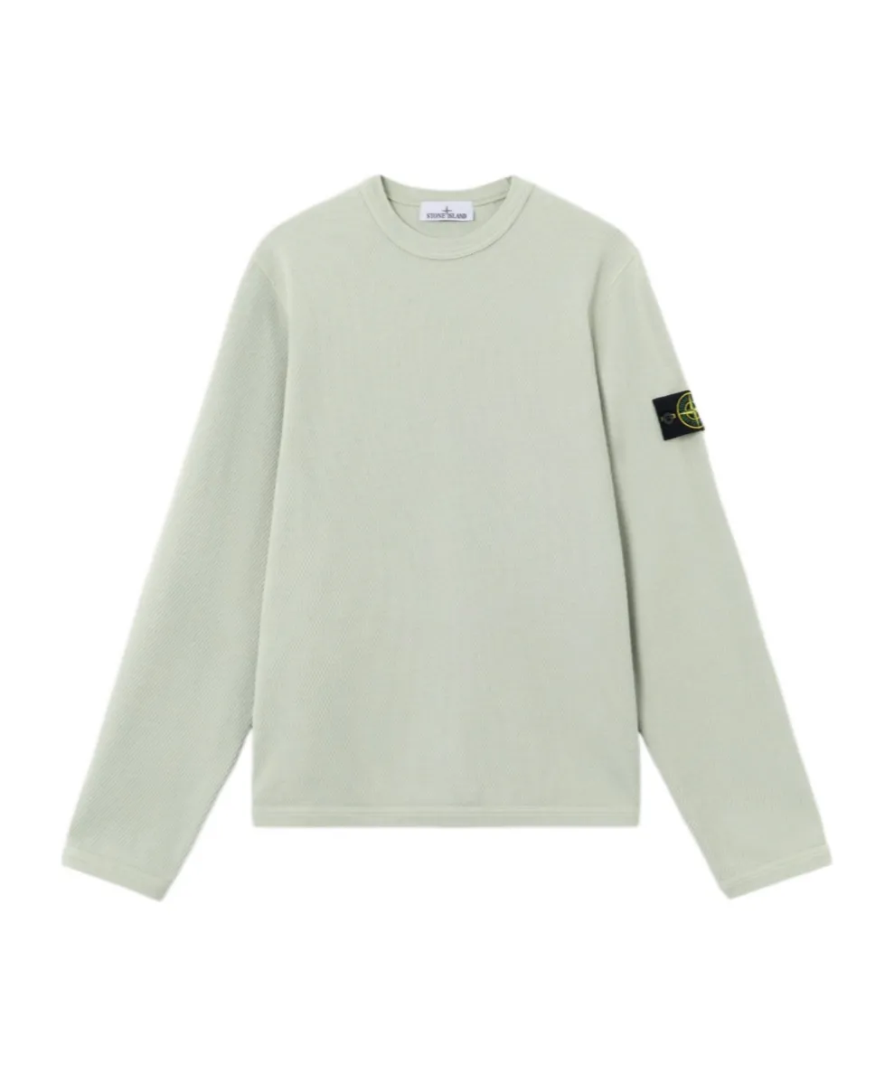 Regular-Fit Crewneck Sweatshirt With Elasticated Trims