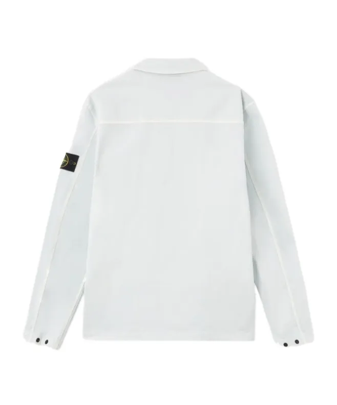 Regular-Fit Zip-Up Overshirt Pocket