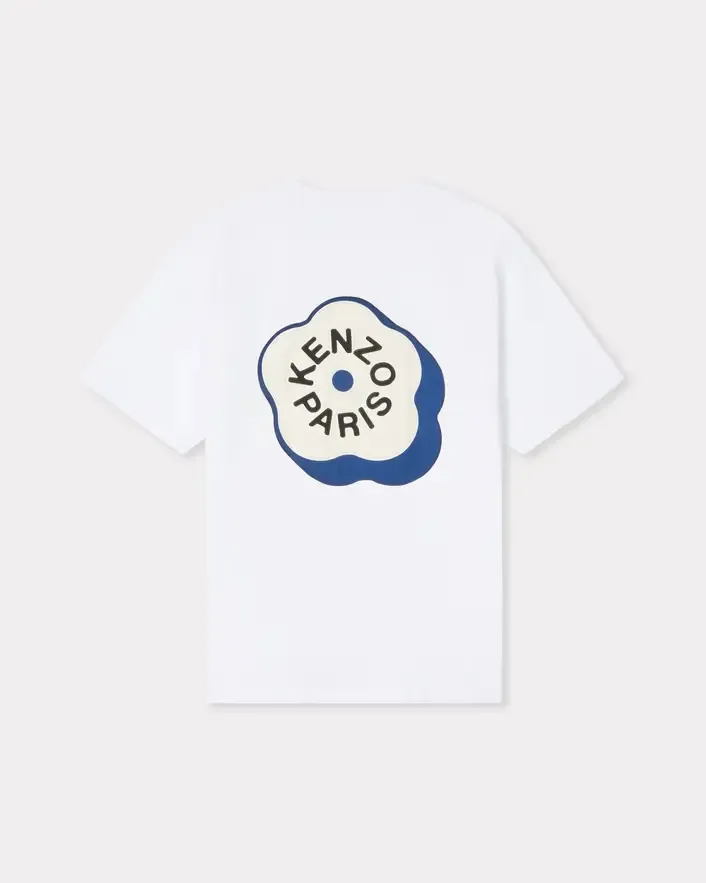 Embroidered Oversized T-Shirt In Cotton Boke Flower 2.0