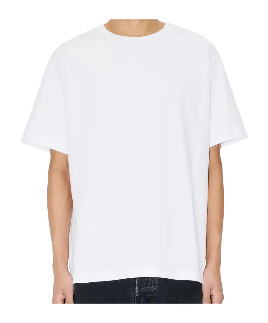 Embroidered Oversized T-Shirt In Cotton Boke Flower 2.0