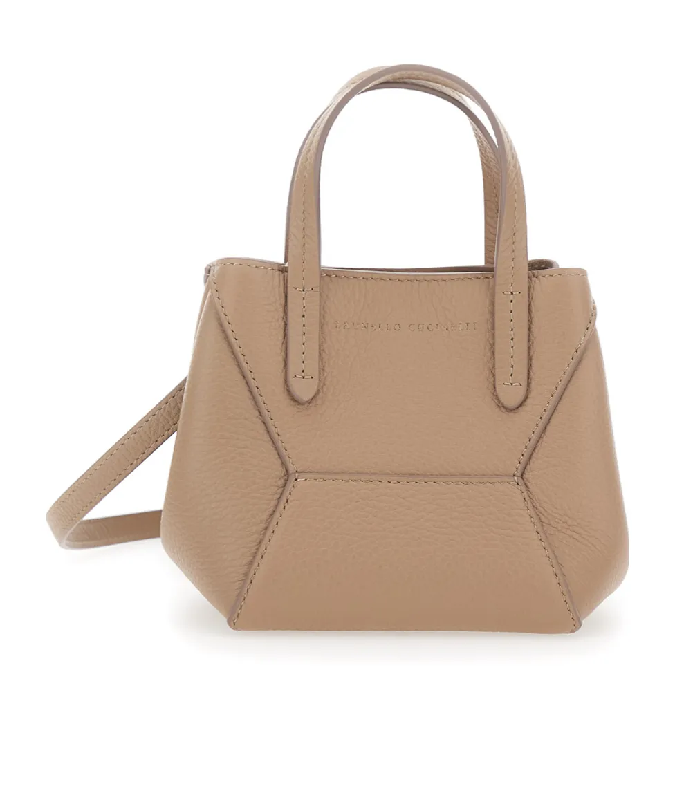 Brunello Cucinelli Duo Mini Top Handle Bag