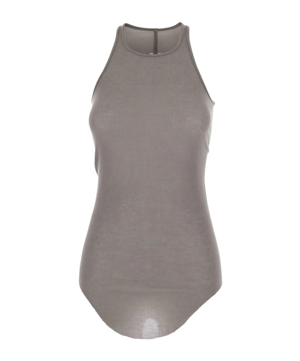 Rick Owens Sleeveless Ribbed Tank Top