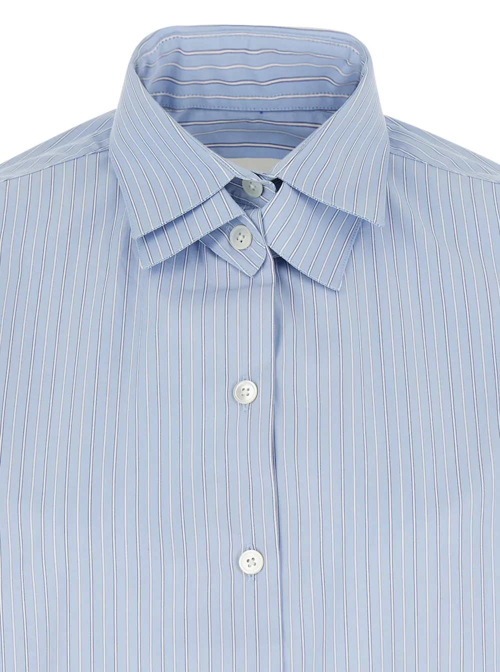 RÓHe Striped Buttoned Shirt