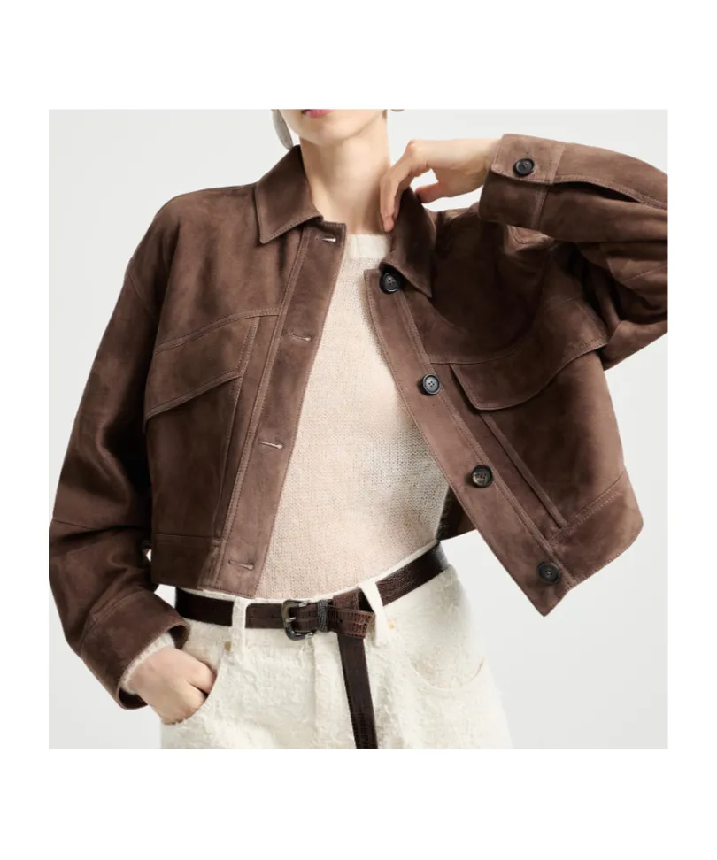 Brunello Cucinelli Couture Cropped Jacket
