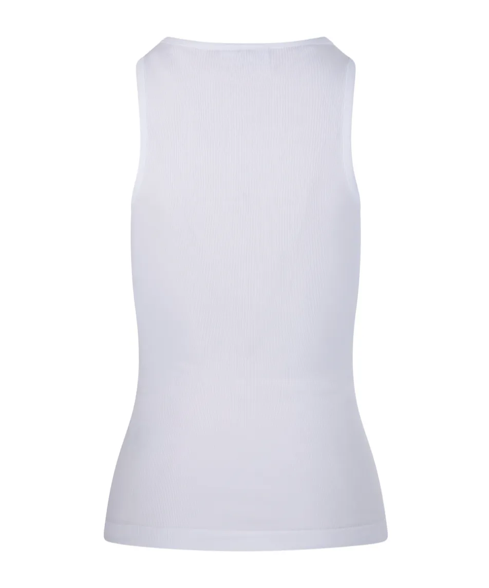 Ganni Sleeveless Ribbed Top