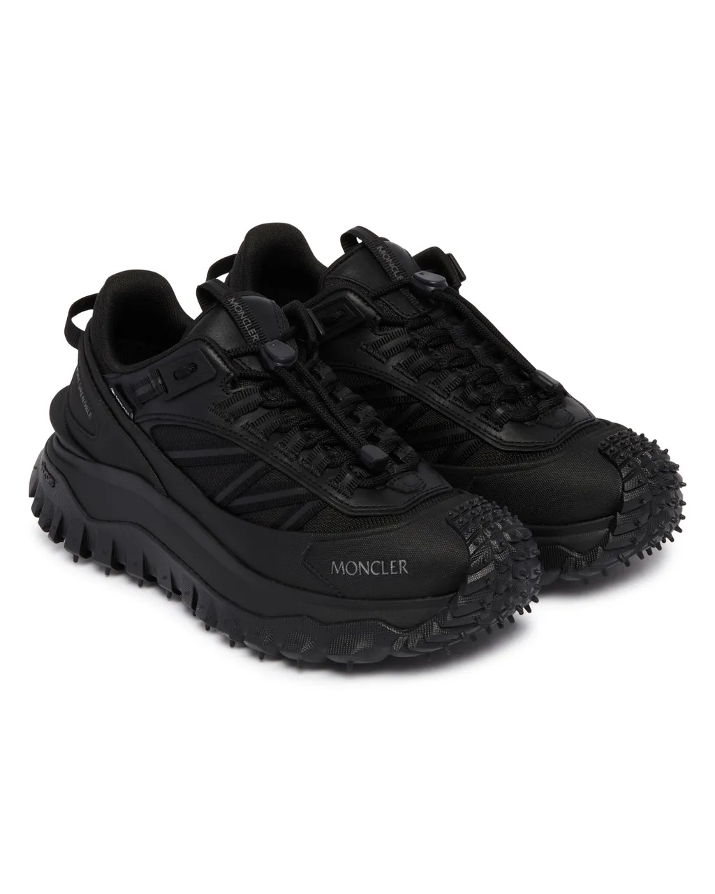 Moncler Lace-Up Platform Sneakers