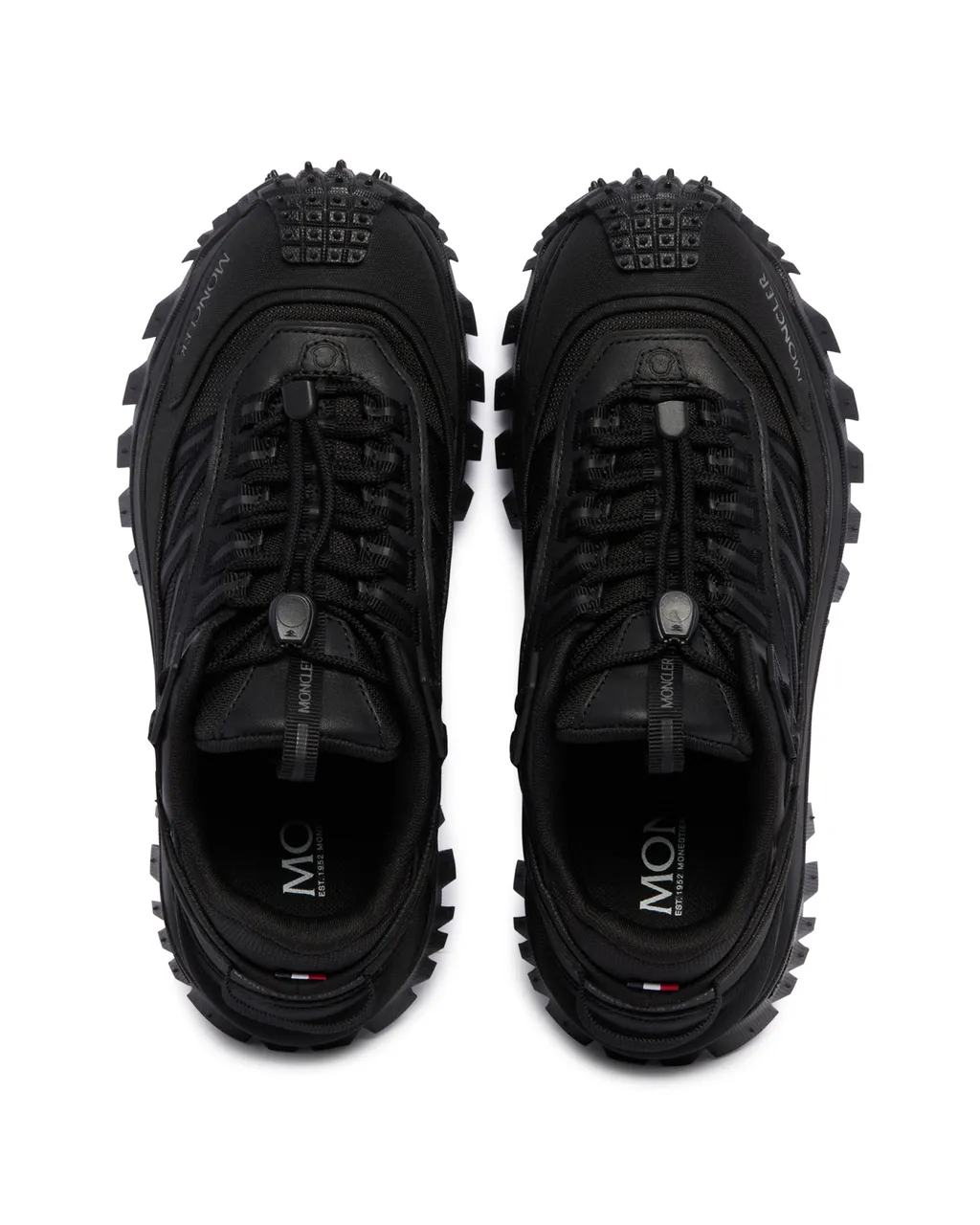 Moncler Lace-Up Platform Sneakers