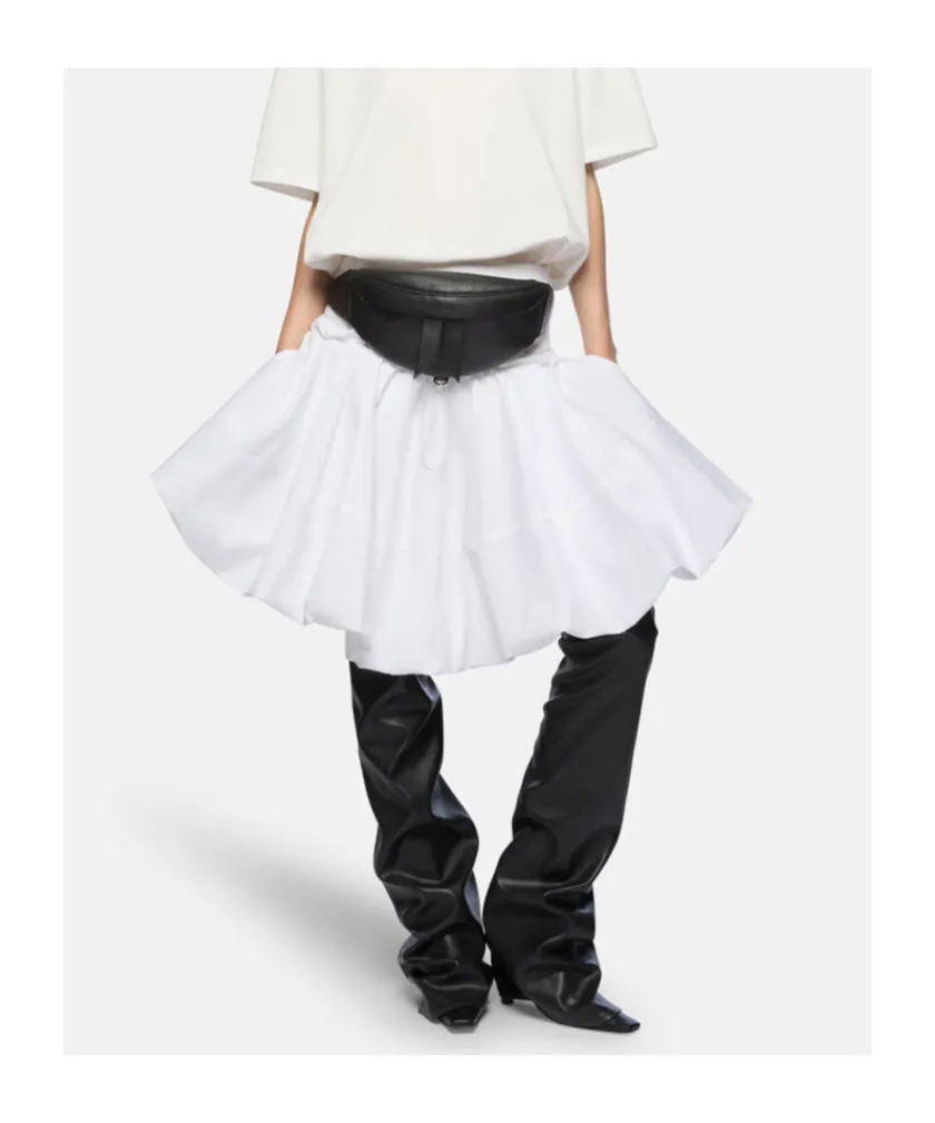 The Attico Stretch Midi Skirt