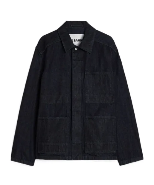 Jil Sander Button Detailed Straight Hem Overshirt
