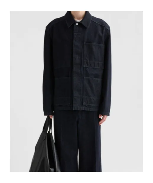 Jil Sander Button Detailed Straight Hem Overshirt