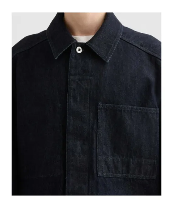 Jil Sander Button Detailed Straight Hem Overshirt