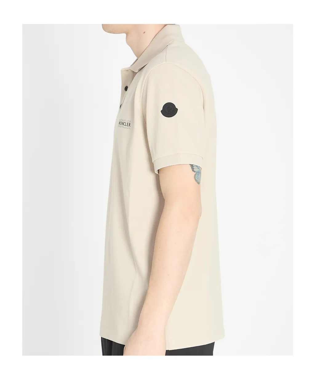 Moncler Logo-Patch Short-Sleeved Polo Shirt
