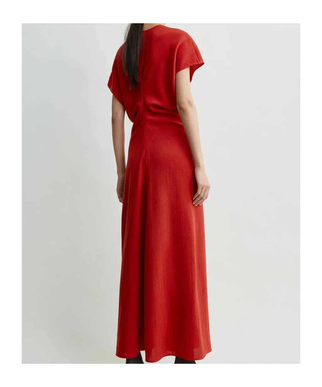 TotÊMe Slouched-Waist Crewneck Dress