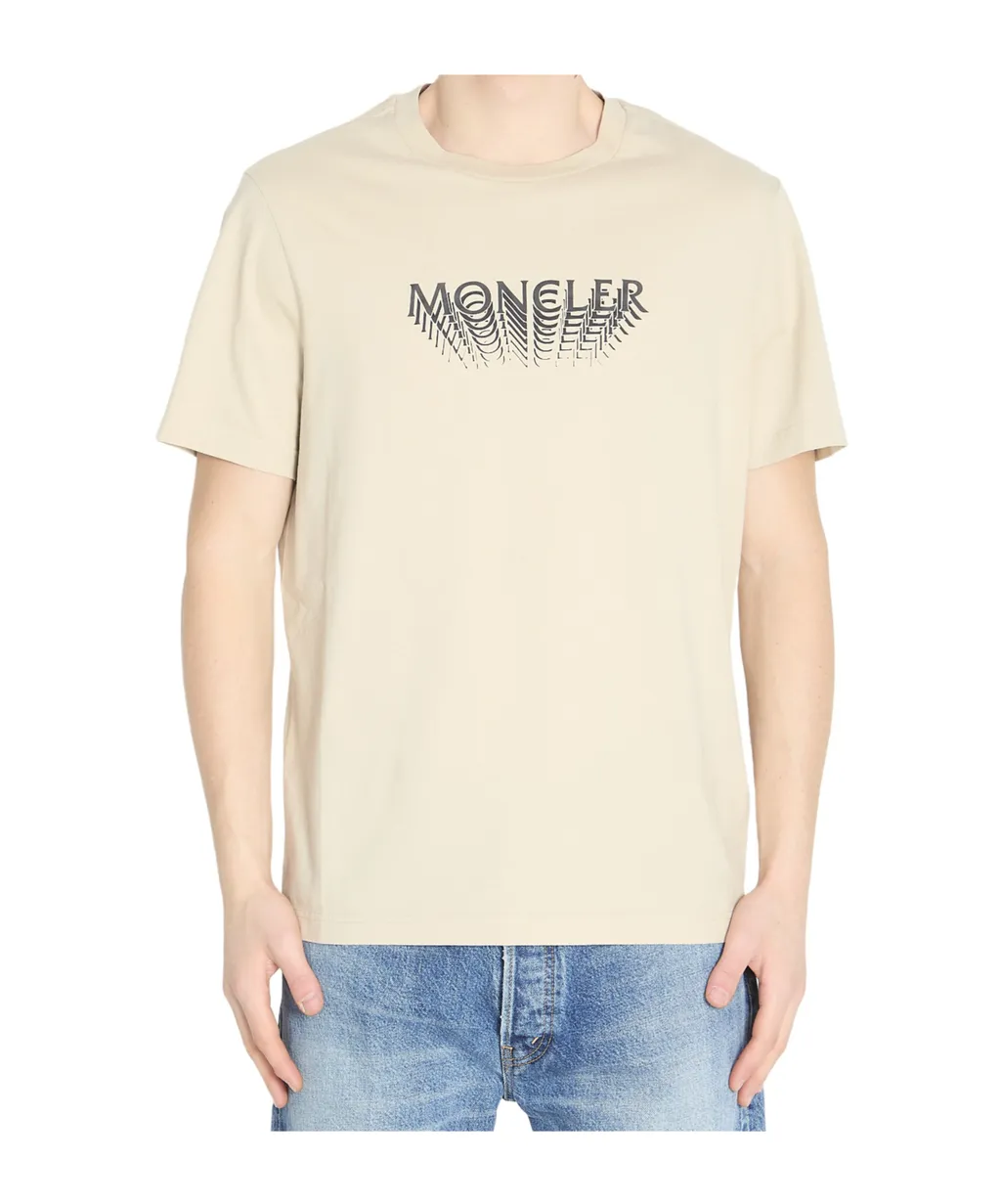Moncler Logo Printed Crewneck T-Shirt