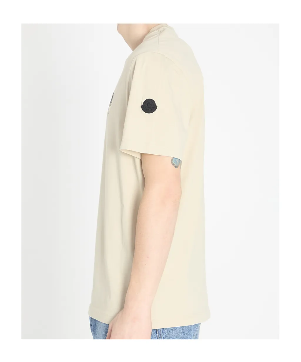 Moncler Logo Printed Crewneck T-Shirt