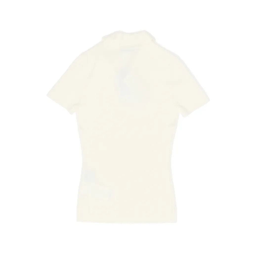 Short-Sleeved Knitted Polo Shirt