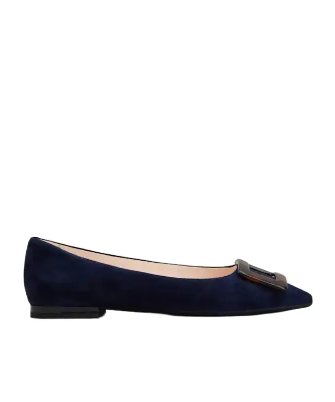 Gommettine Ballerinas In Suede