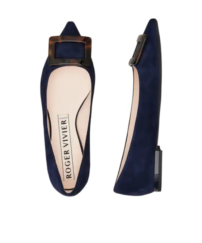 Gommettine Ballerinas In Suede