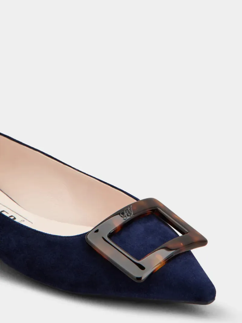 Gommettine Ballerinas In Suede