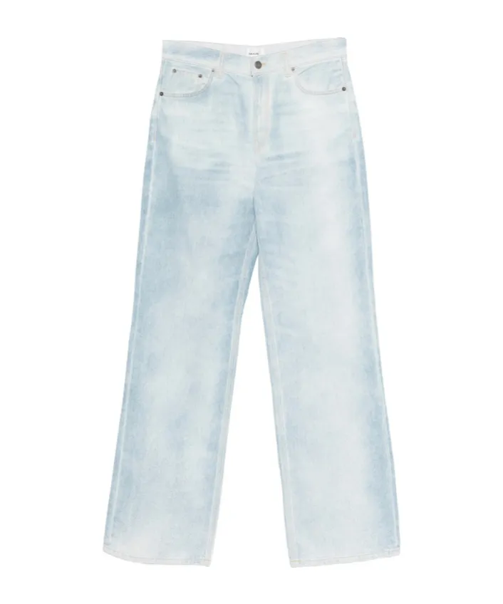 Haikure Korea High-Rise Straight Jeans