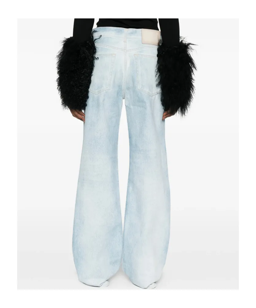 Haikure Korea High-Rise Straight Jeans