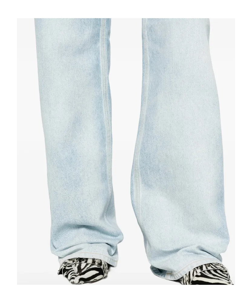 Haikure Korea High-Rise Straight Jeans