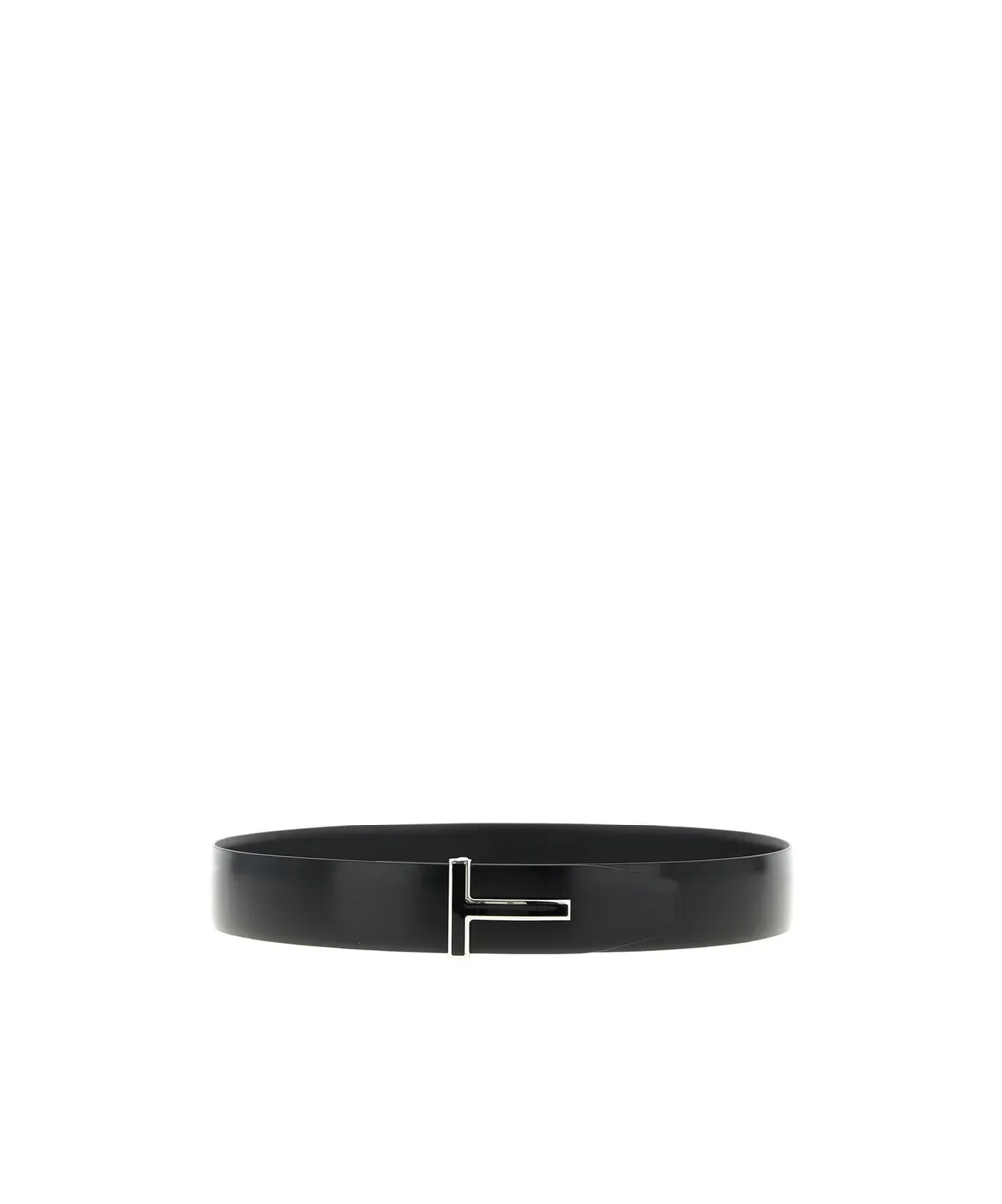 Tom Ford Logo Plaque Reversible Belt