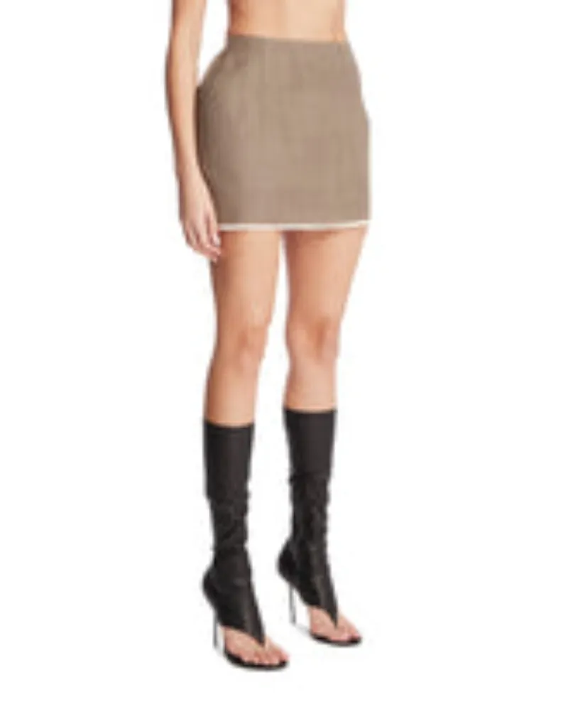 Magda Butrym Lace-Trim Mini Skirt