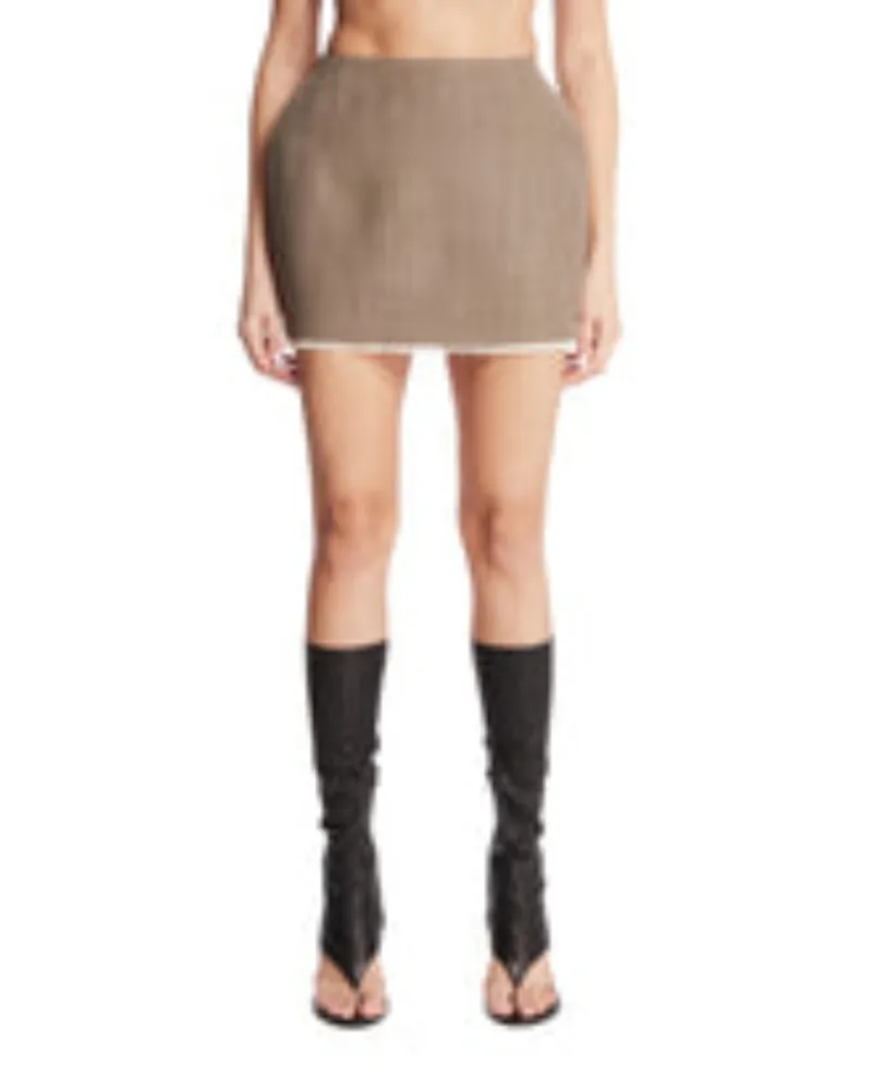 Magda Butrym Lace-Trim Mini Skirt