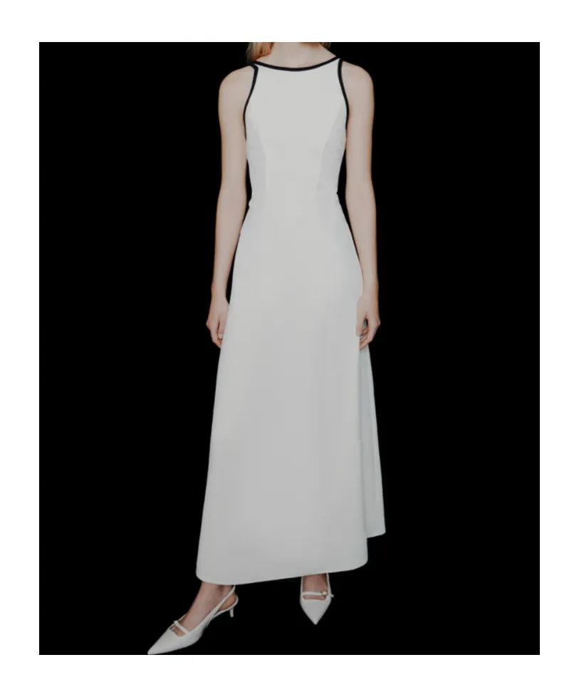 Envers Satin Backless Dress