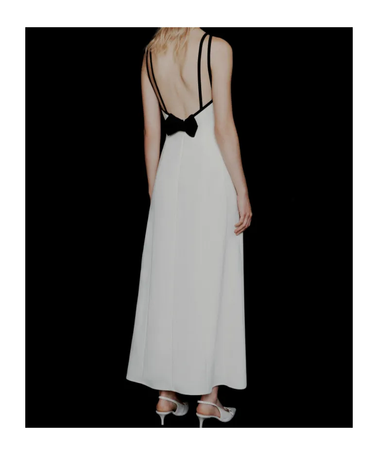 Envers Satin Backless Dress