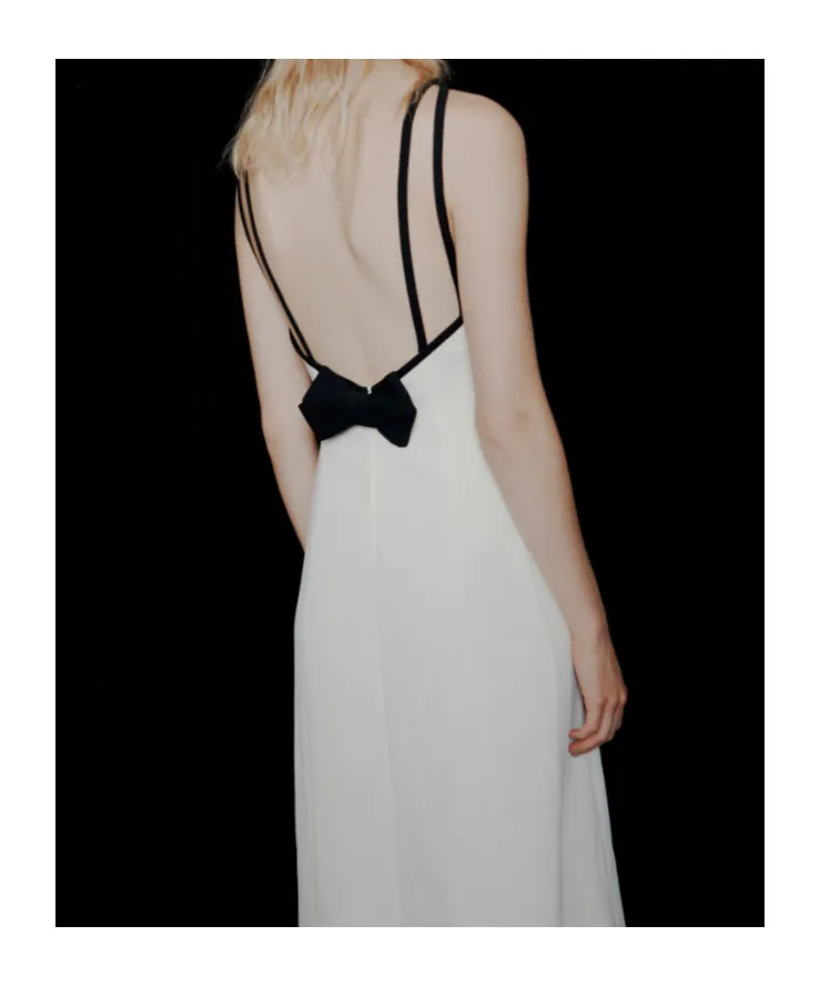 Envers Satin Backless Dress