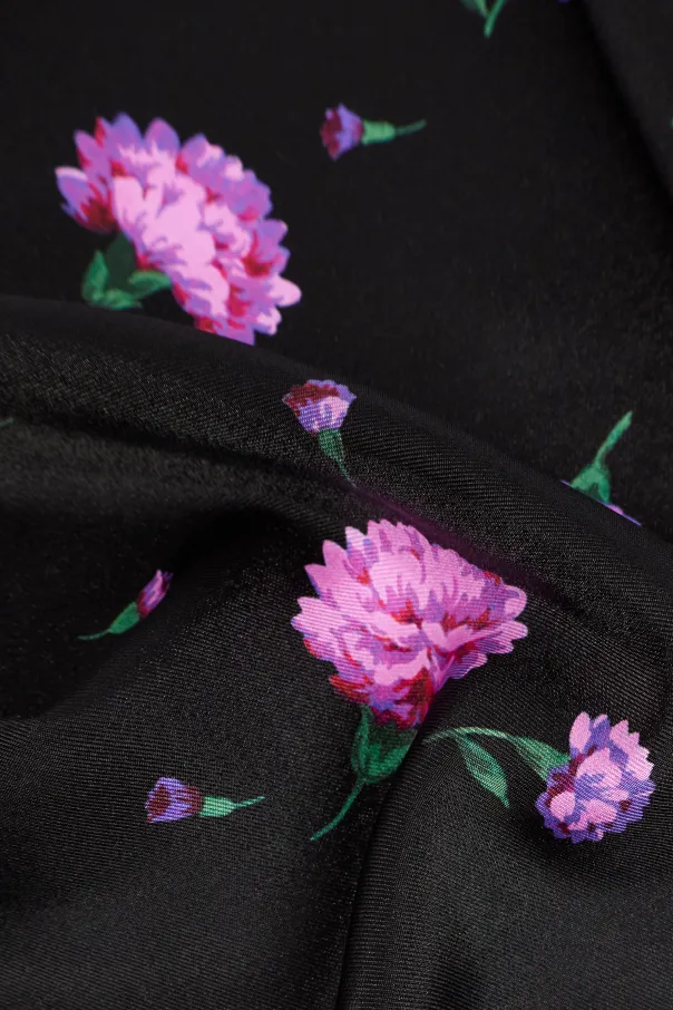 Dolce & Gabbana Carnations Printed Scarf