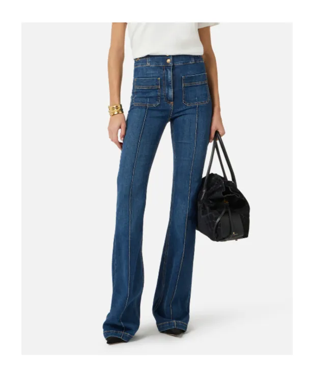 Front-Pocket Denim