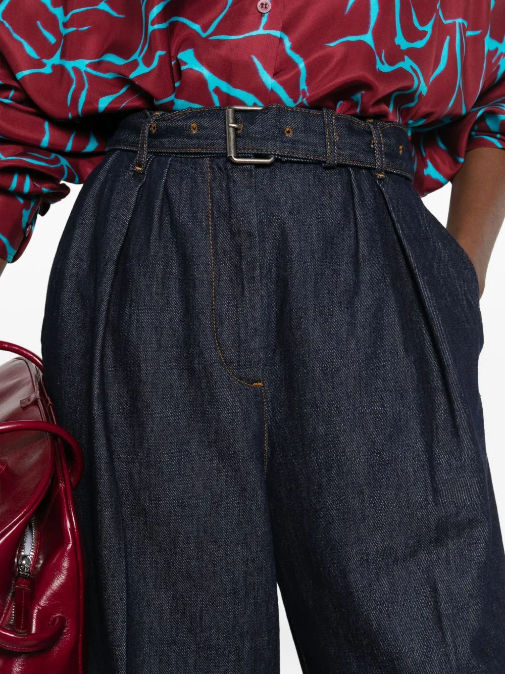 Buckle Casual Pants