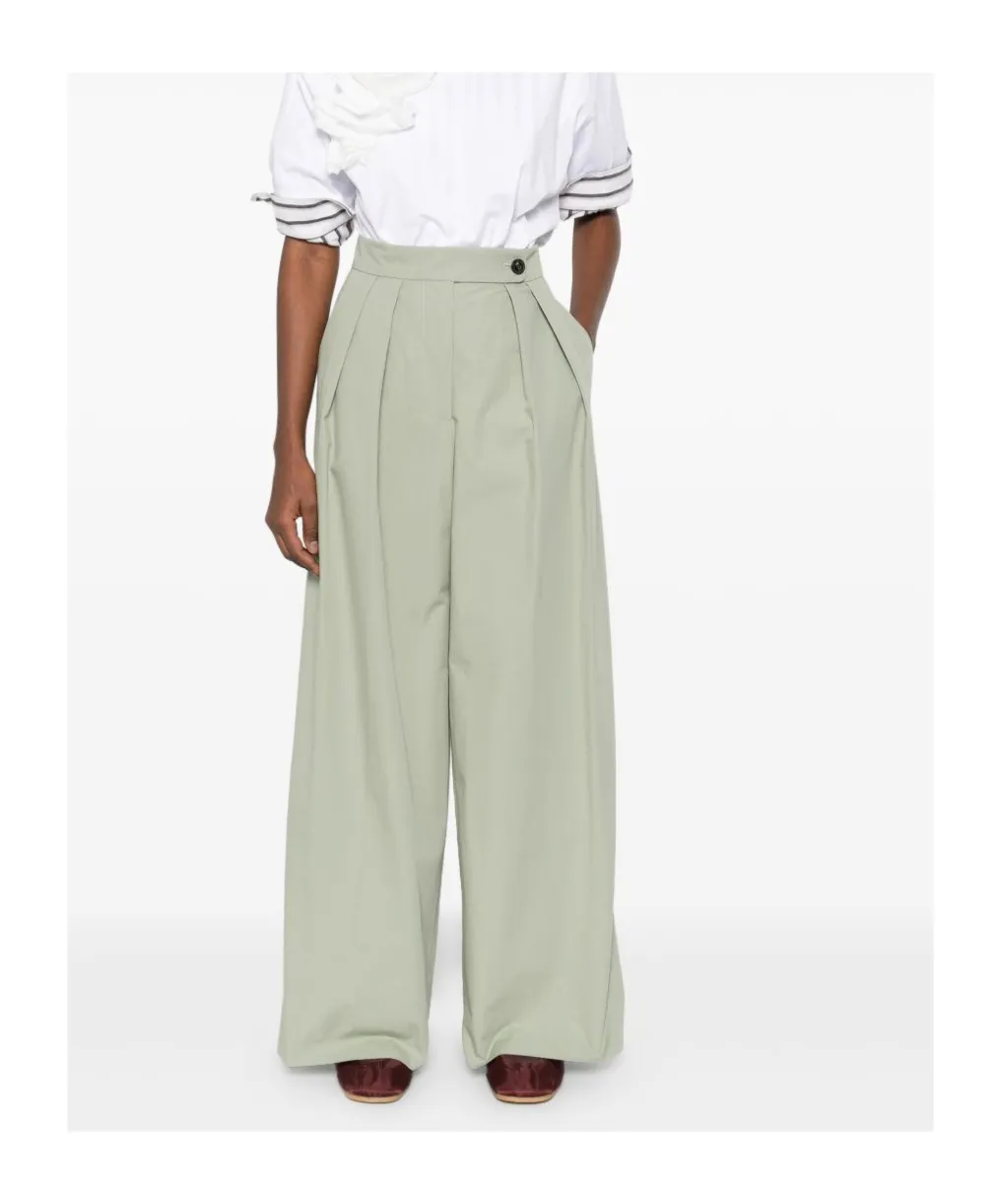 Pleated Casual Pants