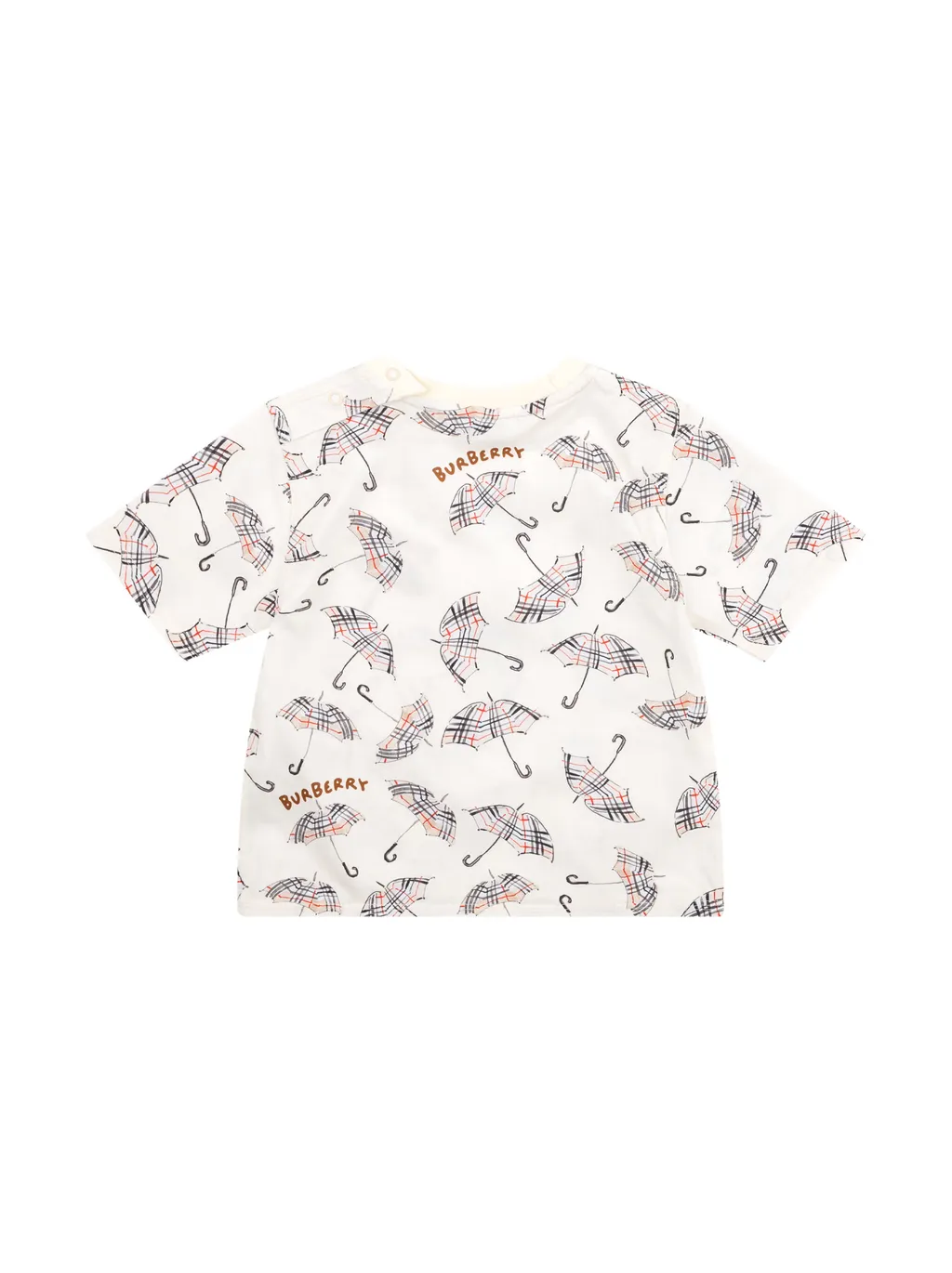 Umbrella-Print Cotton T-Shirt
