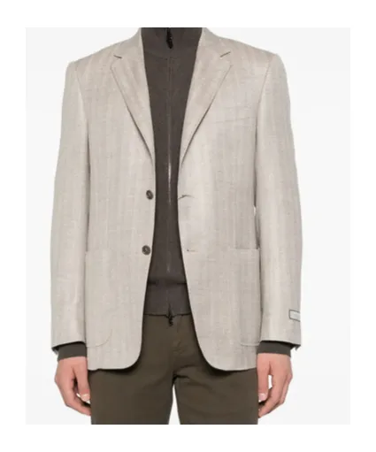 Long-Sleeved Suit Jacket